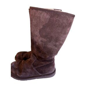 UGG Australia Brown Suede Shearling Lined Boots 7 5683